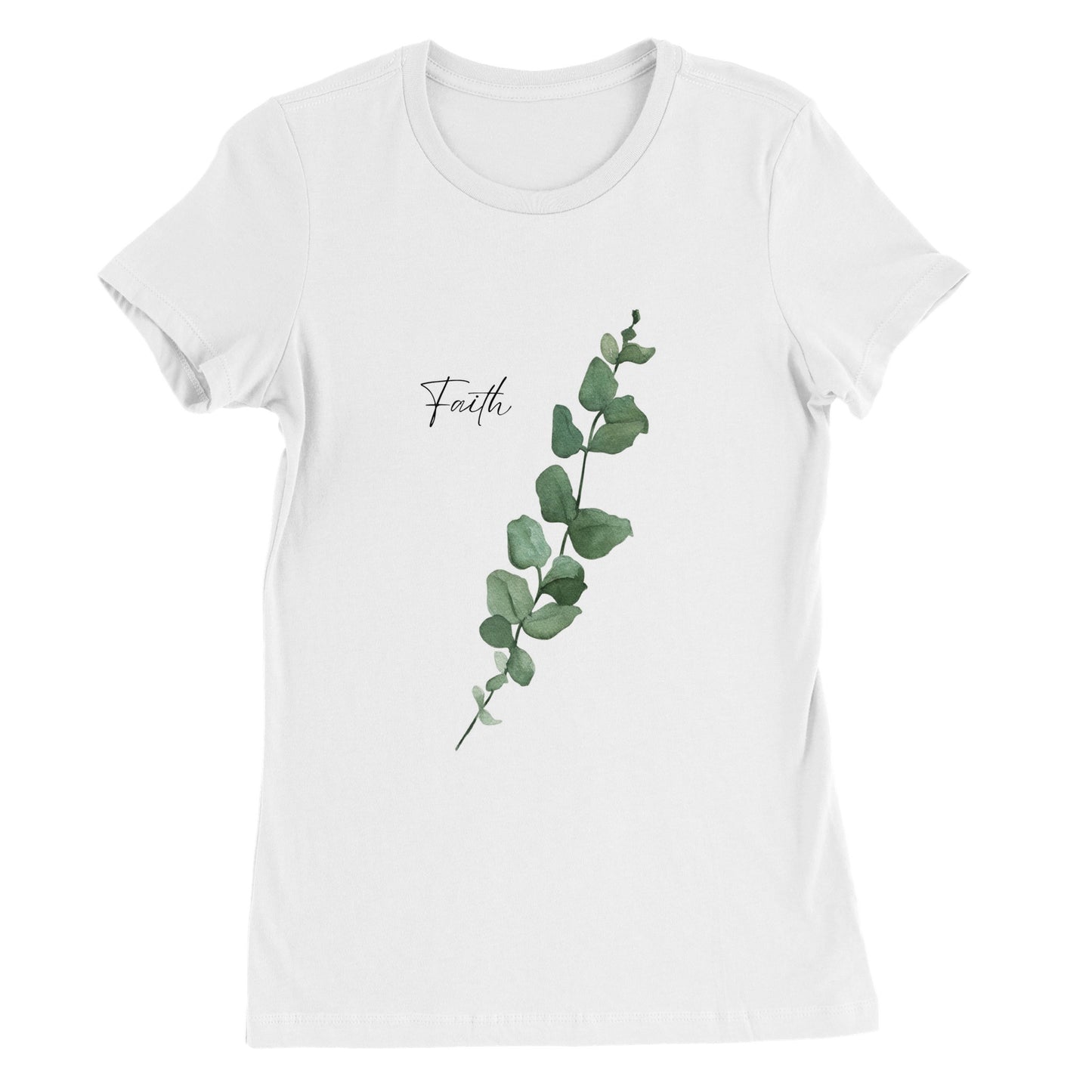 Faith, Premium Womens Crewneck T-shirt