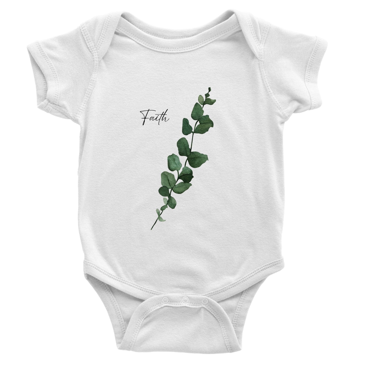 Faith, Classic Baby Short Sleeve Bodysuit